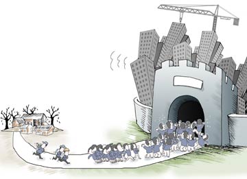 城&ldquo;腫&rdquo;鎮(zhèn)&ldquo;衰&rdquo;折射城鎮(zhèn)化之困